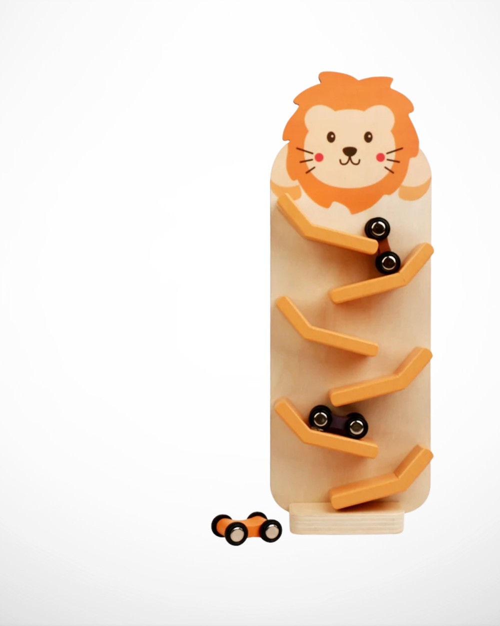 Montessori Wooden Car Ramp – Builds Coordination & Focus