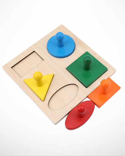 Montessori Shape Puzzle – Color Learning