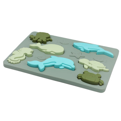 Silicone Educational Abc Puzzle Upper Case and Lower Case Letters for gifts child birthday guest boys girls Children Preschooler