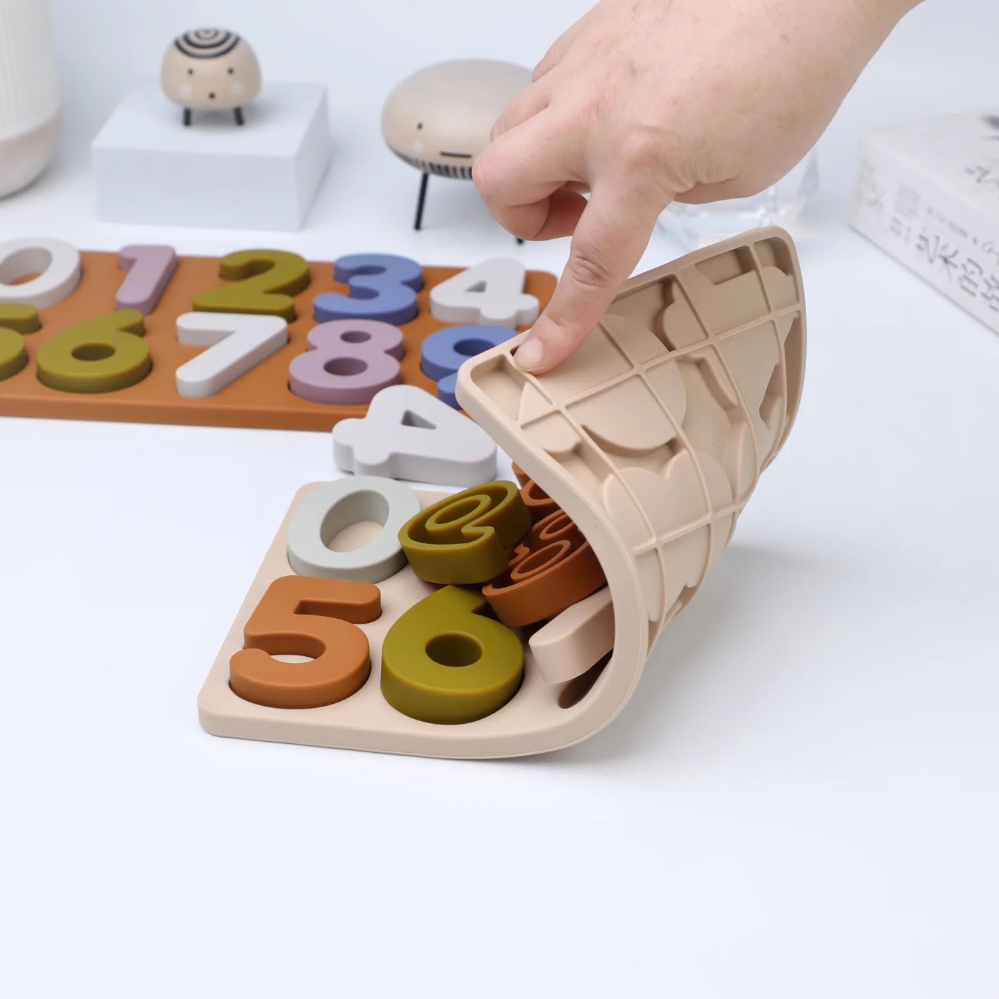 Silicone Educational Abc Puzzle Upper Case and Lower Case Letters for gifts child birthday guest boys girls Children Preschooler