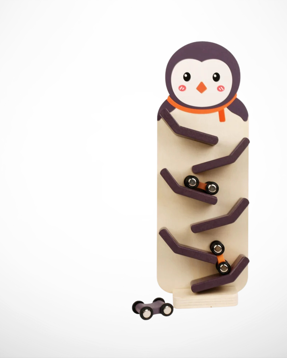 Montessori Wooden Car Ramp – Builds Coordination & Focus