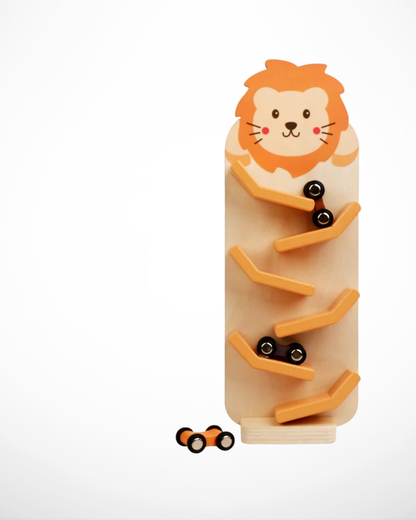 Montessori Wooden Car Ramp – Builds Coordination & Focus