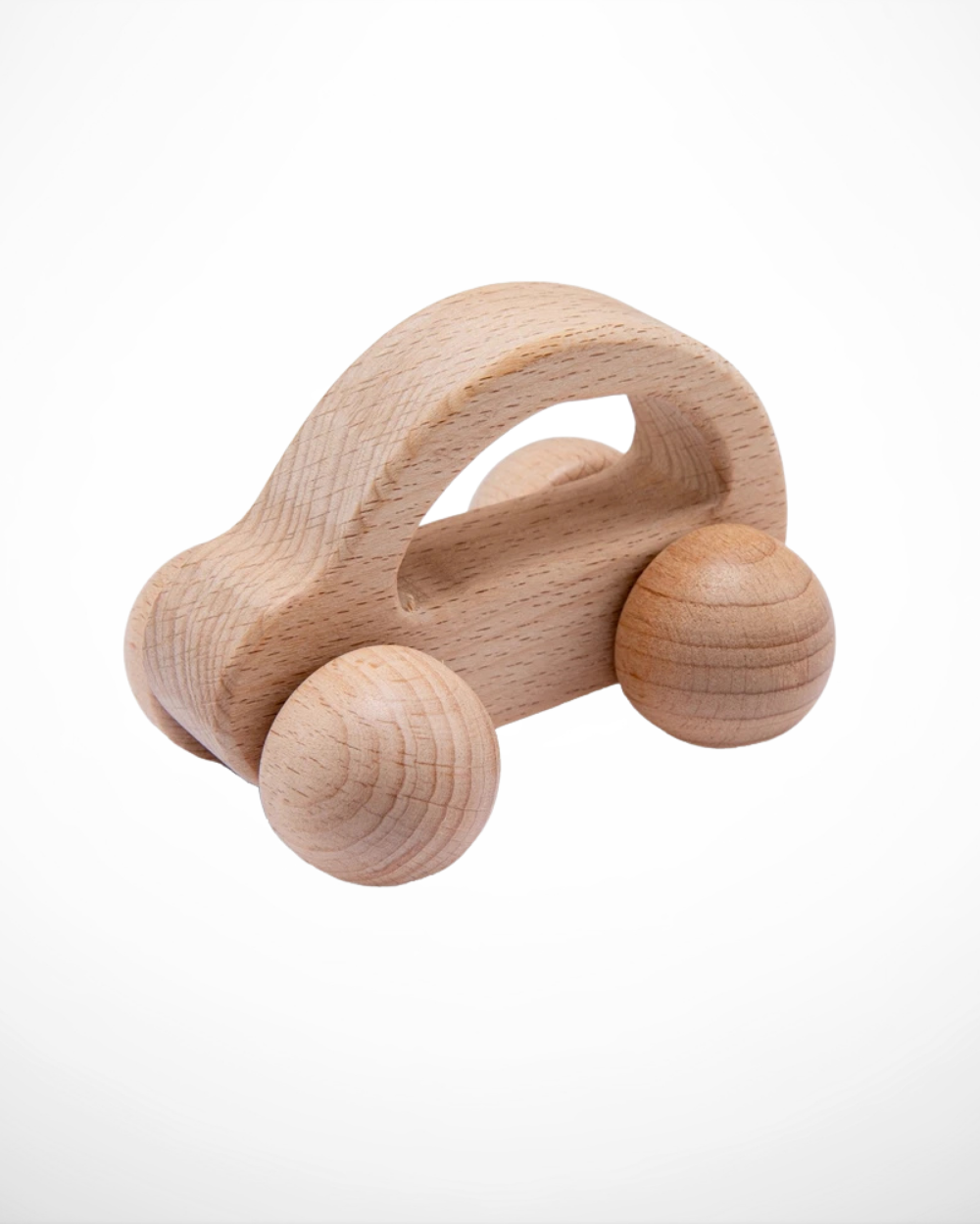 Wooden Baby Rattle Set – Natural Montessori Toys