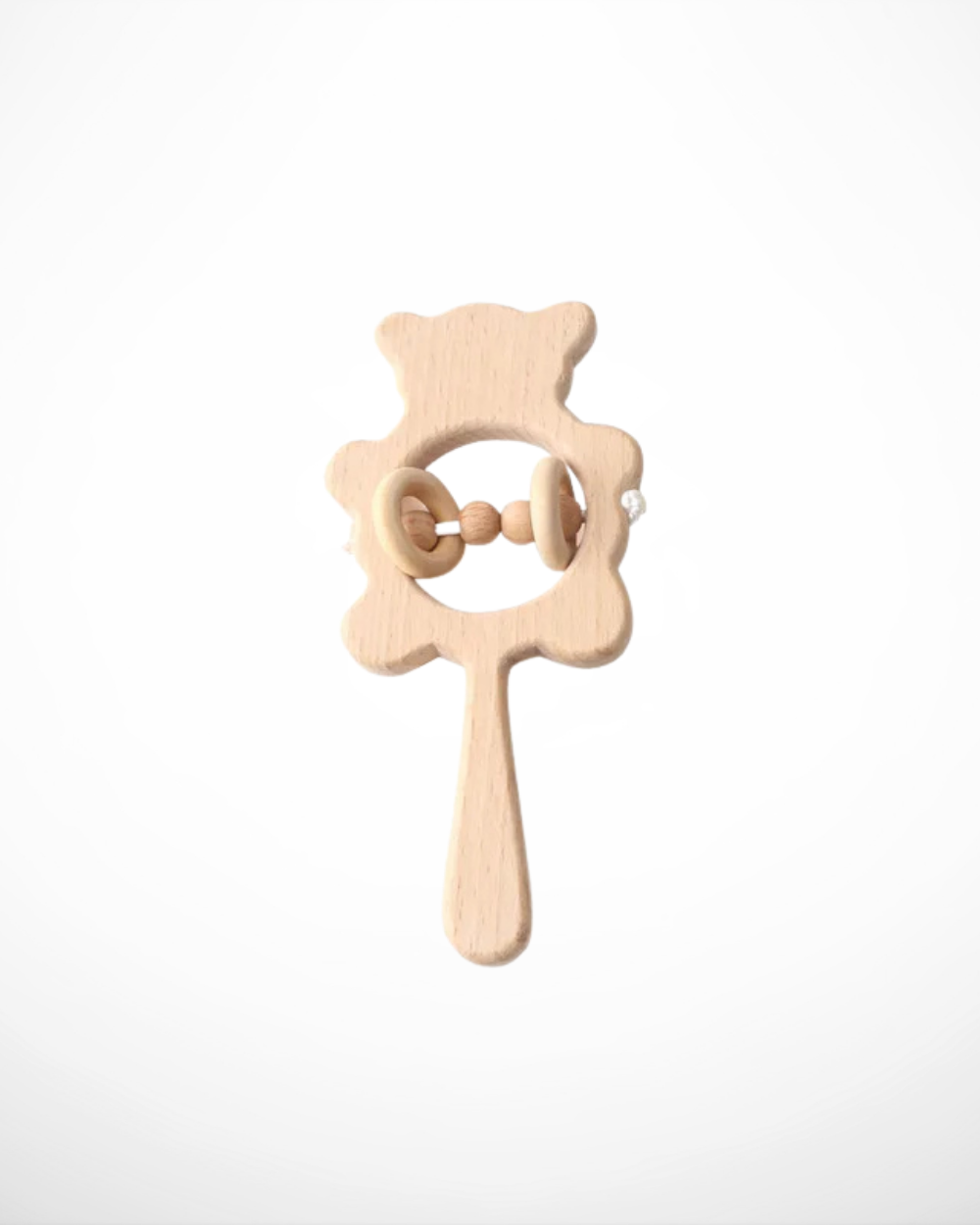 Wooden Baby Rattle Set – Natural Montessori Toys